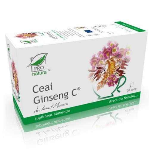 Ceai Ginseng 25pl Pro Natura imgine