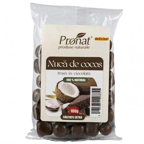 Nuca De Cocos In Cioco, 100gr, Pronat