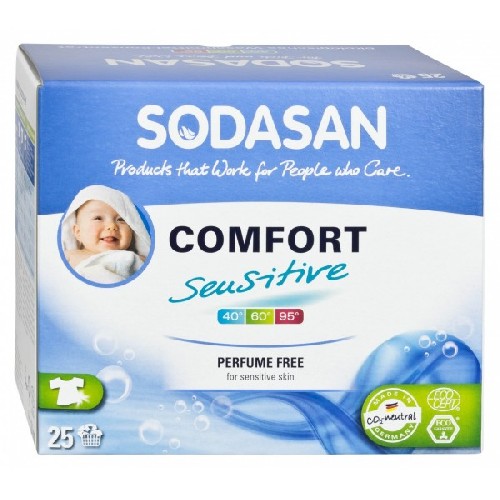 Detergent Praf Ecologic Confort-Sensitiv 1.2kg Sodasan imagine produs la reducere