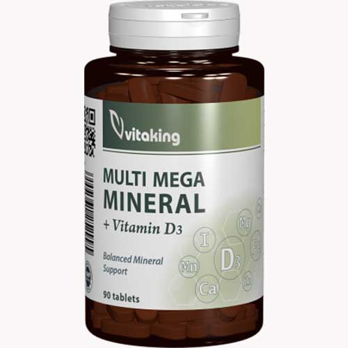 Multi Mega Mineral + Vitamina D 90cpr Vitaking