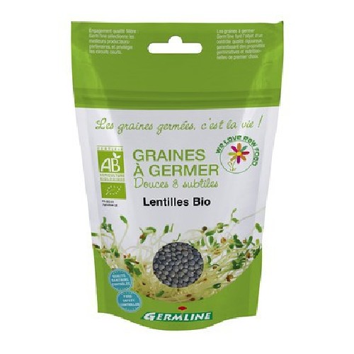 Linte Verde pentru Germinat Bio 150gr Germline vitamix.ro
