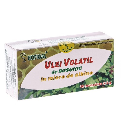 Ulei Volatil de Busuioc in Miere 30monodoze Hofigal vitamix.ro
