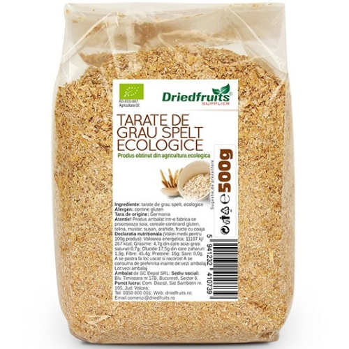 Tarate Grau Spelta Bio 500gr Driedfruits