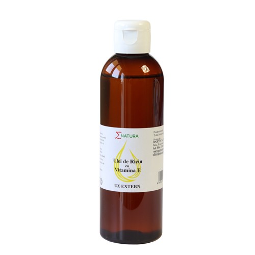 Ulei De Ricin + Vit. E, 100 ml, Enatura