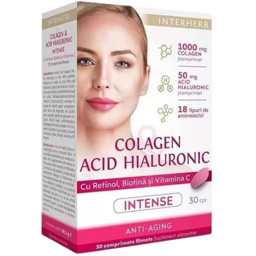 Colagen&Acid Hialuronic Intens 30cpr Casa Herba