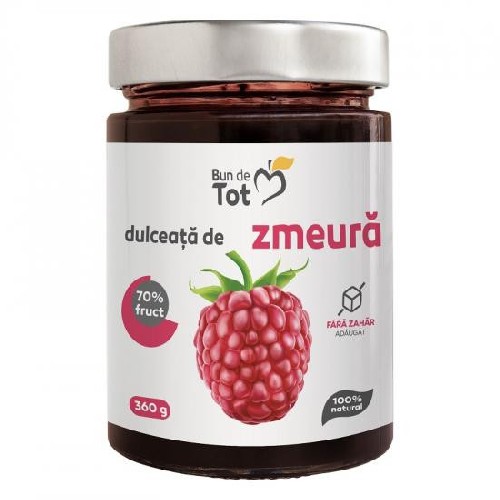 Dulceata de Zmeura, 360g, Bun de Tot