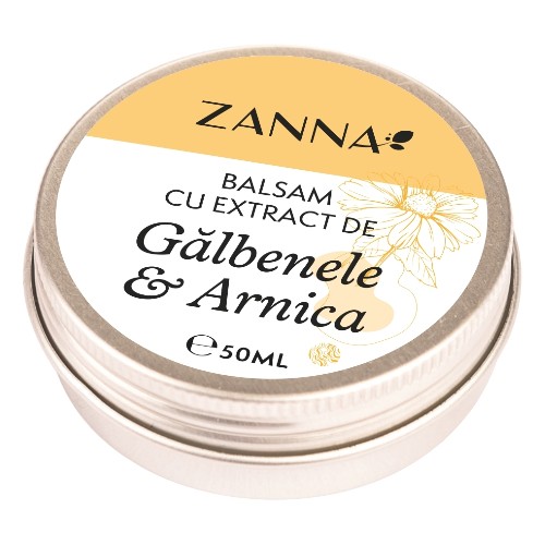 Balsam cu extract de Galbenele si Arnica, 50ml, Zanna