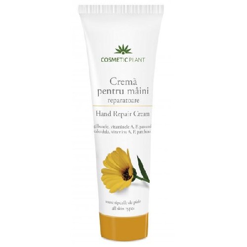 Crema reparatoare de maini, Galbenele, 150 ml, Cosmetic Plant