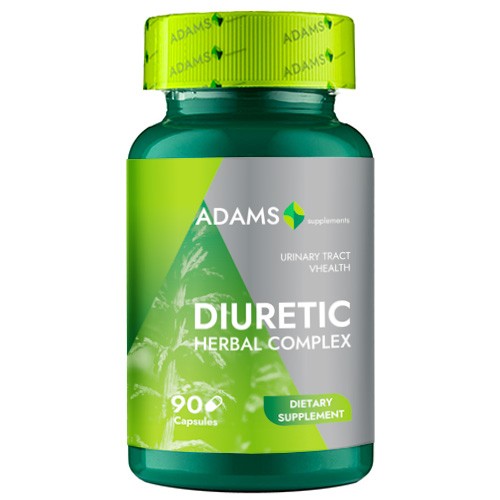 Diuretic Herbal Complex 90cps, Adams