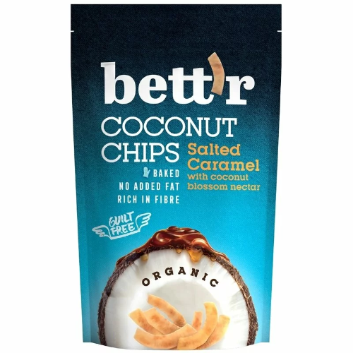 Chips De Cocos Si Caramel Sarat Bettr 70g, Bio Holistic