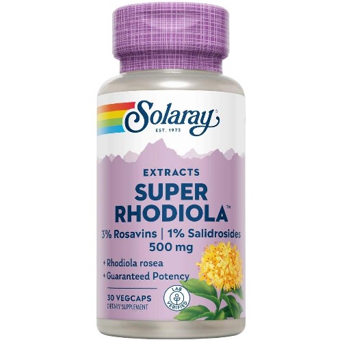 Super Rhodiola Extract, 30cps, Solaray