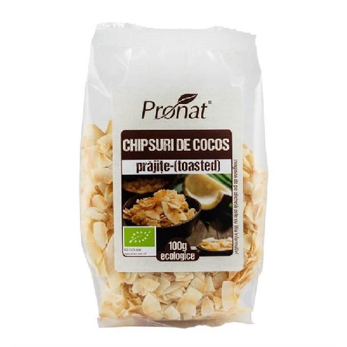 Chipsuri Nuca De Cocos, Prajite, Eco, 100g, Pronat