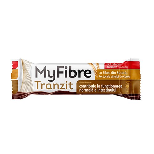 Myfibre Tranzit Baton Digestiv din Secara 40gr Sly Nutritia