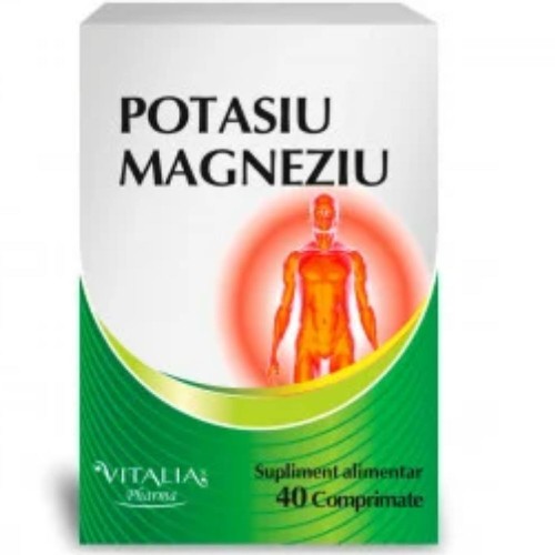 Potasiu+mg 40cps Vitalia Pharma