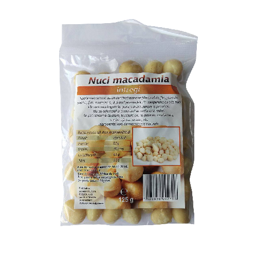 Nuci de Macadamia Intregi 125gr Deco Italia