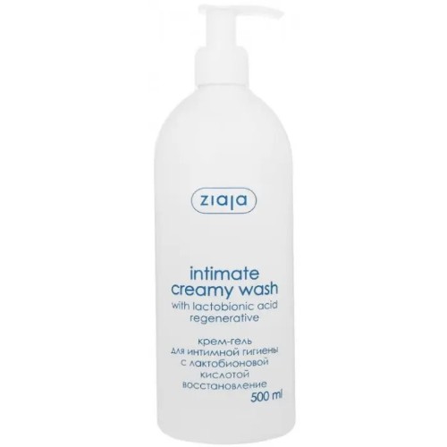 Gel cremos pentru igiena intima cu Acid Lactobionic/Regenerativ, 500ml, Ziaja