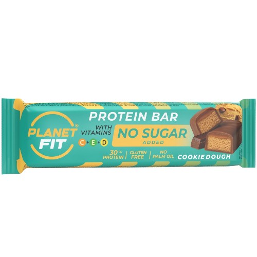 Baton proteic ​​cu vitamine, Cookie Dough, 40g, Brain Foods