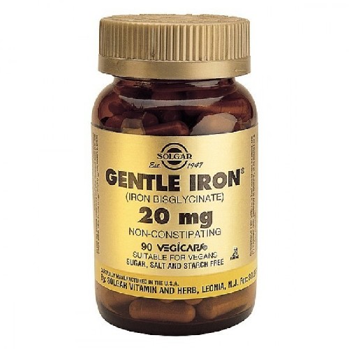 Gentile Iron 20mg 90cps Solgar