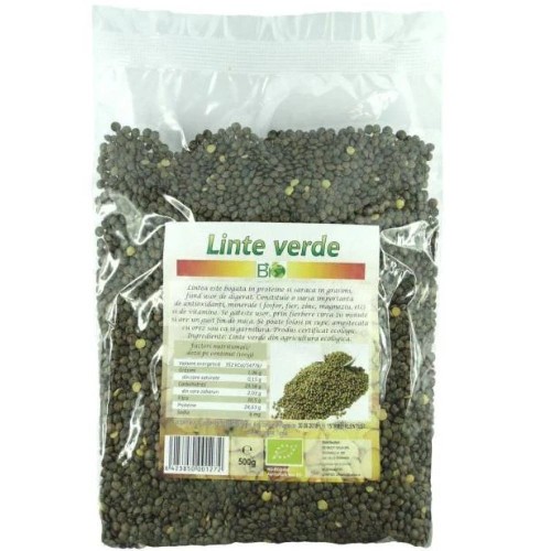 Linte Verde Organica 500gr Deco Italia