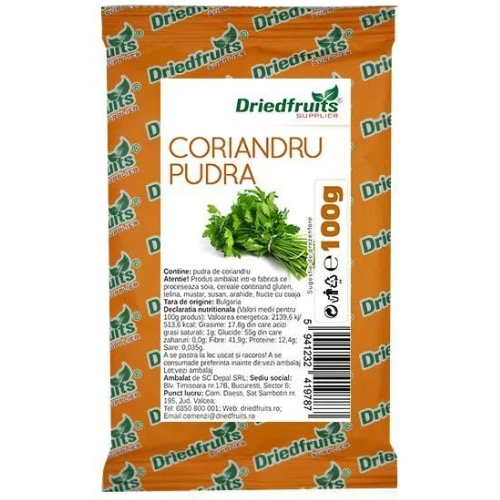 Coriandru Pudra 100gr, Driedfruits