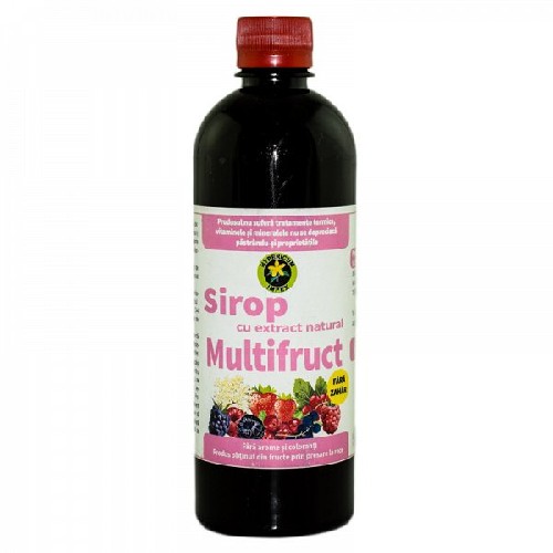 Sirop Multifruct Fara Zahar 500ml Hypericum