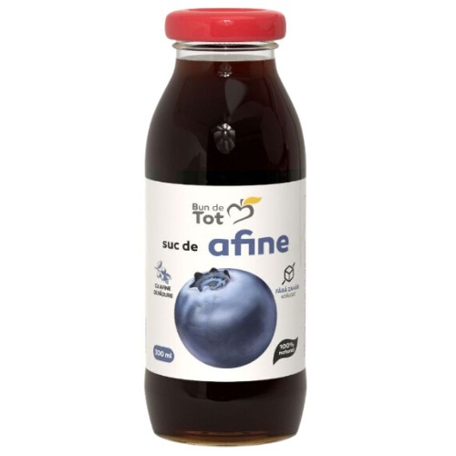 Suc de Afine, fara zahar, SGR, 300ml, Bun de Tot