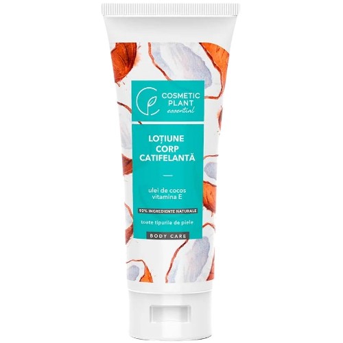 Lotiune corp catifelanta cu ulei de Cocos & Vitamina E, 200 ml, Cosmetic Plant
