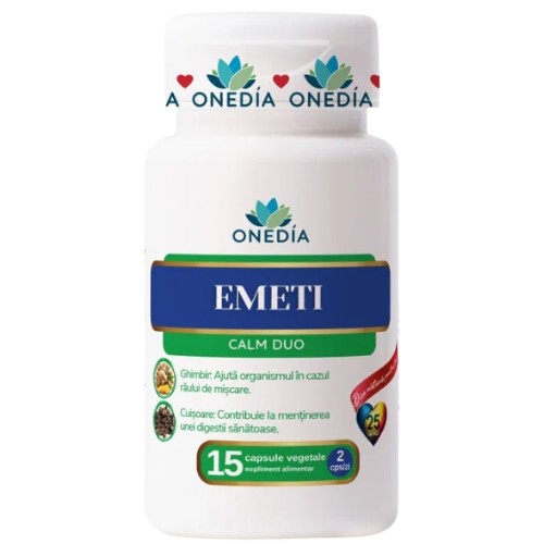 Emeti - Calm Duo, Rau De Miscare, 15 cps, Onedia