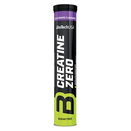 Creatine Zero Effervescent Blue-Grape, 18tab, Biotech USA