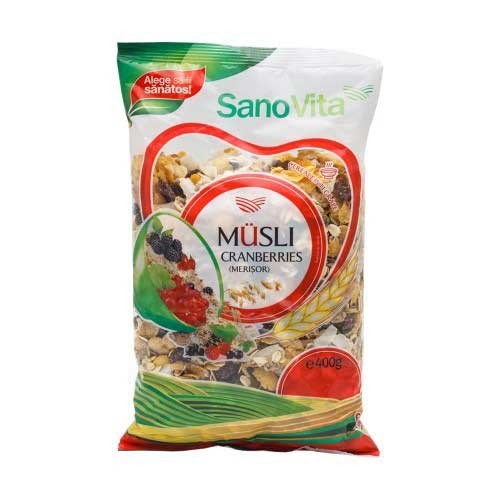 Musli Cu Merisor, 400gr, Sano Vita