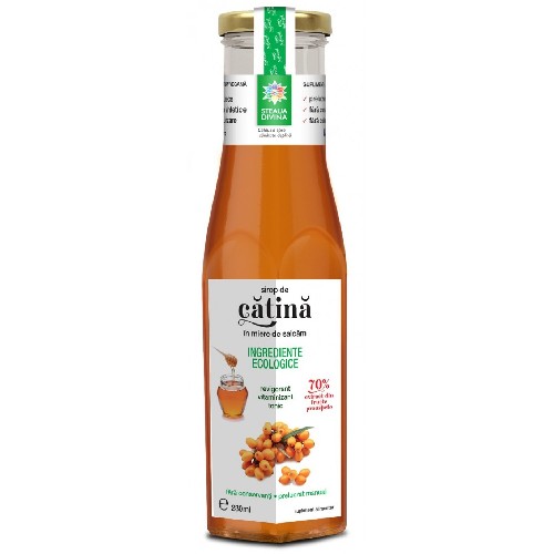 Sirop De Catina cu Miere de Salcam, 230ml, Steaua Divina