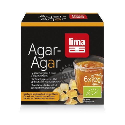 Agar Agar Pudra, Bio, 6x2g, Lima