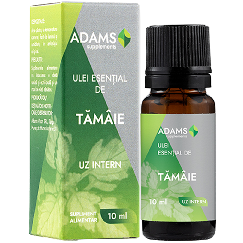 Ulei esential de Tamaie, uz intern, 10ml, Adams Supplements