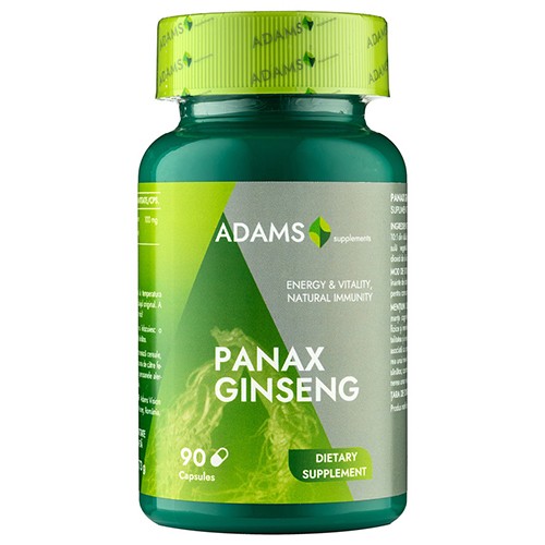 Panax Ginseng 1000mg, 90cps, Adams Supplements