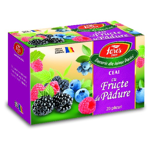 Ceai Aromfruct Fructe de Padure 20plicuri Fares