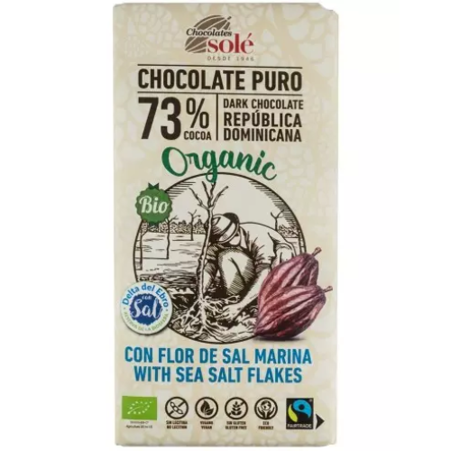 Ciocolata 73% Cacao cu Ulei de Masline 100gr Pronat