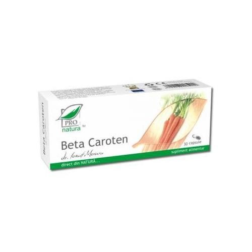 Beta Caroten 30 cps Pro Natura