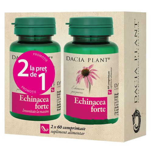 Echinacea Forte 60cpr 1+1 GRATIS Dacia Plant