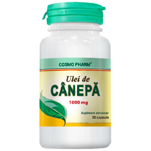 Ulei Canepa 1000mg, 30cps, Cosmo Pharm