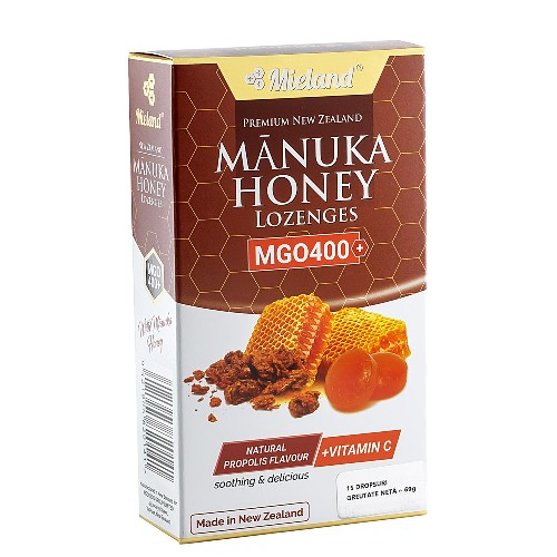 Dropsuri cu Miere Manuka MGO400, Propolis si Vitamina C 69 gr