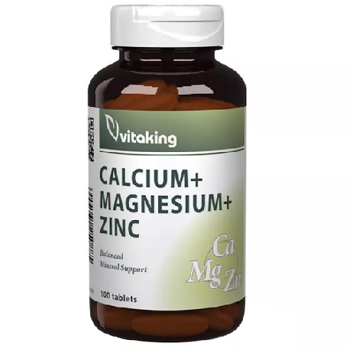 Calciu-Magneziu- Zinc 100 Cpr, Vitaking