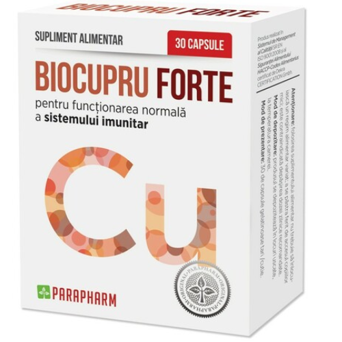 Biocupru Forte 30cps, Parapharm