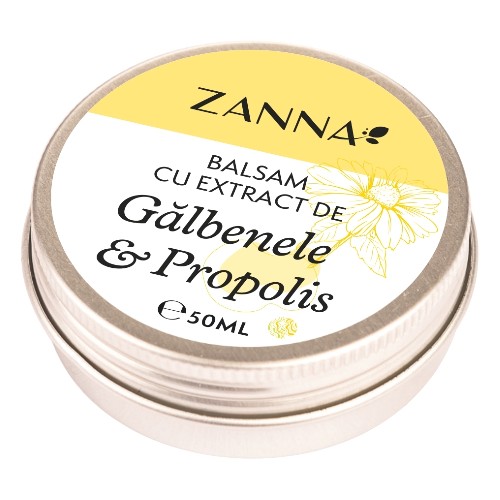 Balsam cu extract de Galbenele si Propolis, 50ml, Zanna