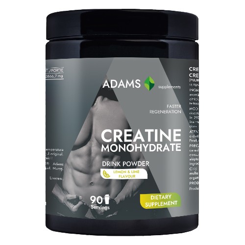 Creatina monohidrata (lemon-twist), 400g, Adams Supplements