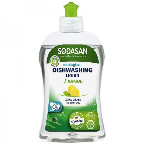 Detergent Lichid Ecologic pentru Vase cu Lamaie 500ml Sodasan