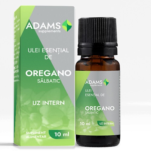 Ulei esential de Oregano salbatic, uz intern, 10ml, Adams Supplements