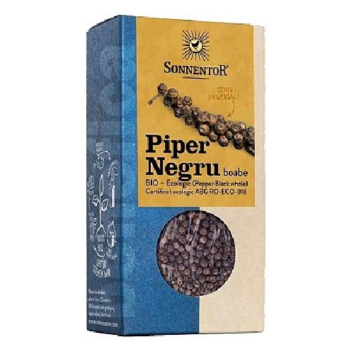 Piper Negru Boabe Eco 55g Sonnentor