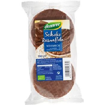 Orez Expandat cu Ciocolata 100g Dennree