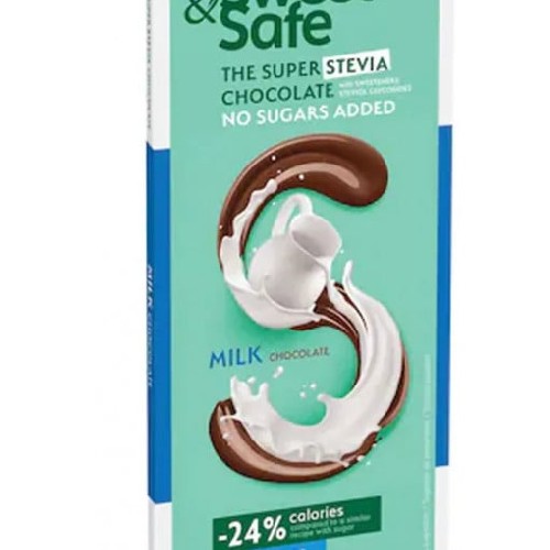 Ciocolata Lapte Stevie, 90g, Sly Nutritia