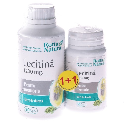 Lecitina 1200mg 90cps+ 30cps GRATIS Rotta Natura